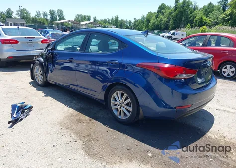 2015 Hyundai Elantra Se z USA, uszkodzony, nr VIN 5NPDH4AE8FH598863